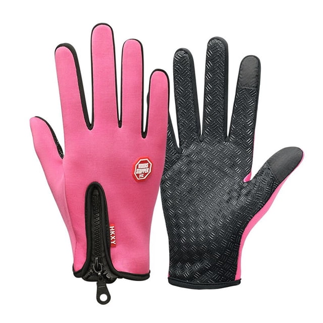 Winter Outdoor Sports Gloves Waterproof Thermal Cycling Gloves for Men Women Motorcycle Driving Hiking Skiing GlovesM He Qiyong unisex