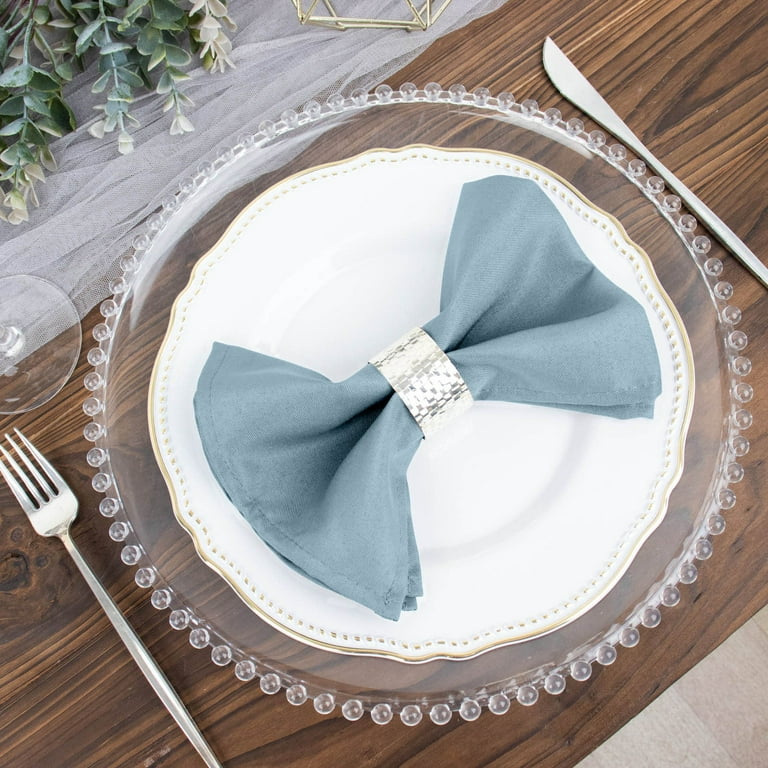 Basic Polyester Restaurant Quality Napkin, 74 Colors