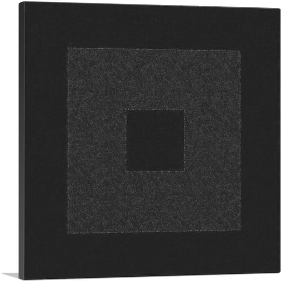 ARTCANVAS Mid-Century Modern Stars Contained in a Square Canvas Art Print - Size: 12" x 12" (0.75" Deep)