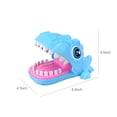 thumbnail image 3 of Juguetes de piscina, juguetes para bebés, juguetes para niños pequeños, juguete de plástico para morder los dedos, dinosaurio, perro, hipopótamo, juego de morder los dedos, juguete interactivo de escr, 3 of 6