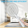 thumbnail image 3 of DFS Bug Electric Fly Swatter 3000V Zapper Racket w/ 1200mAh Battery Mosquito Killer, 3 of 9