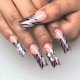 thumbnail image 1 of Press On Nail Glossy Glitters Fake Nail Stick On Nail Cats Eye Acrylic Fake Nail Gel Polishs Glues on Nail 24Pcs 12Sizes, 1 of 4