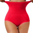 thumbnail image 2 of MVRLSH Shapewear Tummy Control Sculpting Yoga Shaping Body Shaper Shorts for Women Red Size XL, 2 of 4