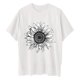 thumbnail image 3 of Fiudx Camisas de Mujer Blusa Informal de Manga Corta con Estampado de Cuello Redondo para Mujer, 3 of 3