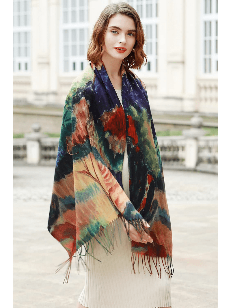 RIIQIICHY Scarfs for Women Pashmina Shawls and Wraps for Evening dresses  Winter Scarves - Walmart.com