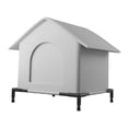 thumbnail image 1 of Refugio para Gatos al Aire Libre Casa de Gatos Impermeable Refugio Elevado con Cojín Suave Material Oxford Adecuado para Porche Granero Balcón Jardín S, 1 of 8