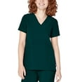thumbnail image 2 of Adar Addition Go-Basic Scrub Set For Women - Slim V-Neck Scrub Top & Skinny Cargo Scrub Pants - A9200 - Dark Teal - M, 2 of 7