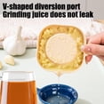 thumbnail image 4 of Garlic Press Rotating Grinder, Multi Purpose Mincer for Ginger Infant Food, V Shaped Guide Spout No Spill, Detachable Easy Clean and Compact Kitchen Storage Solution, 4 of 6
