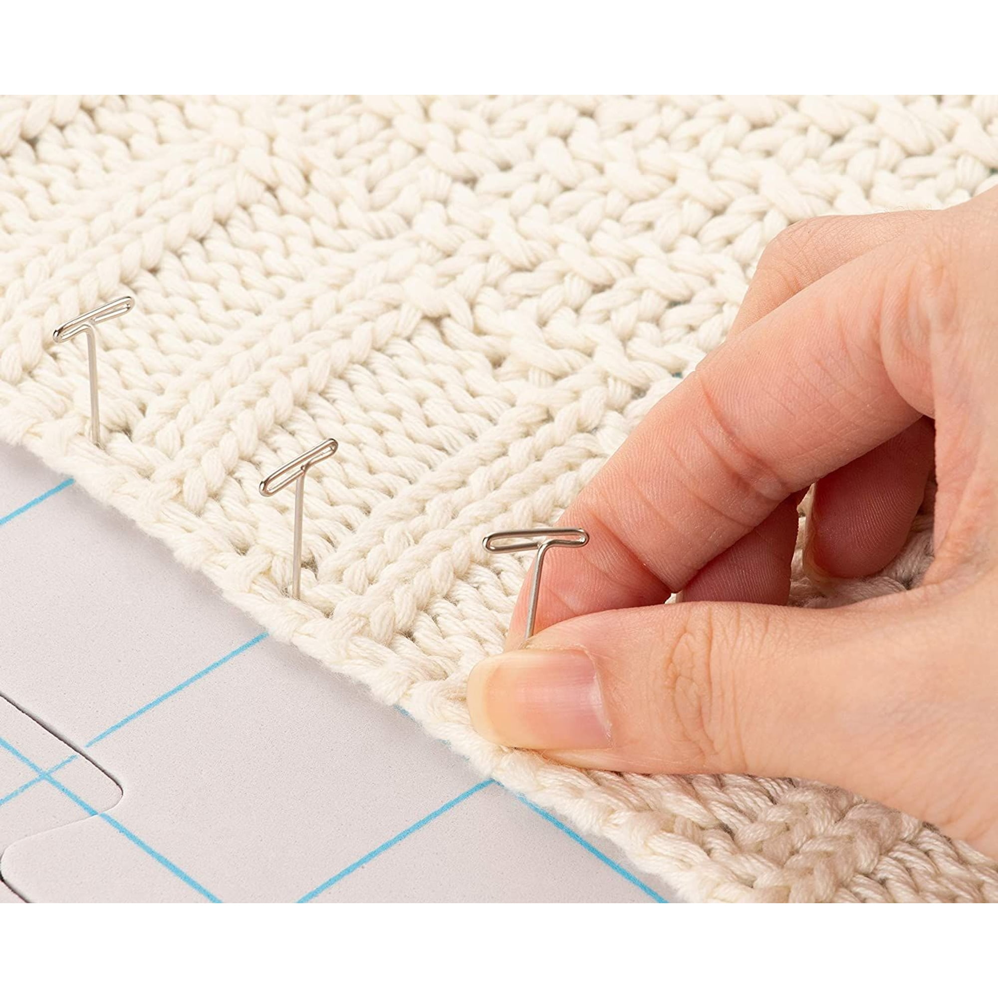 Yrangee Blocking Mats for Knitting,Extra Thick Blocking Boards with Grids  for Needlepoint or Crochet,9 Pack Knitting Mats with 100 T-Pins and Storage  Bag - Yahoo Shopping
