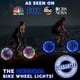 thumbnail image 4 of ¡Paquete de colores de 4 luces LED para ruedas de bicicleta con baterías incluidas! Obtenga 100% más brillo y visibilidad desde todos los ángulos para máxima seguridad, 4 of 5