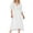 White, variant on Elainilye Fashion Dresses for Women 2024 Casual V-neck Summer Short Sleeved Casual Long Dress,Green
