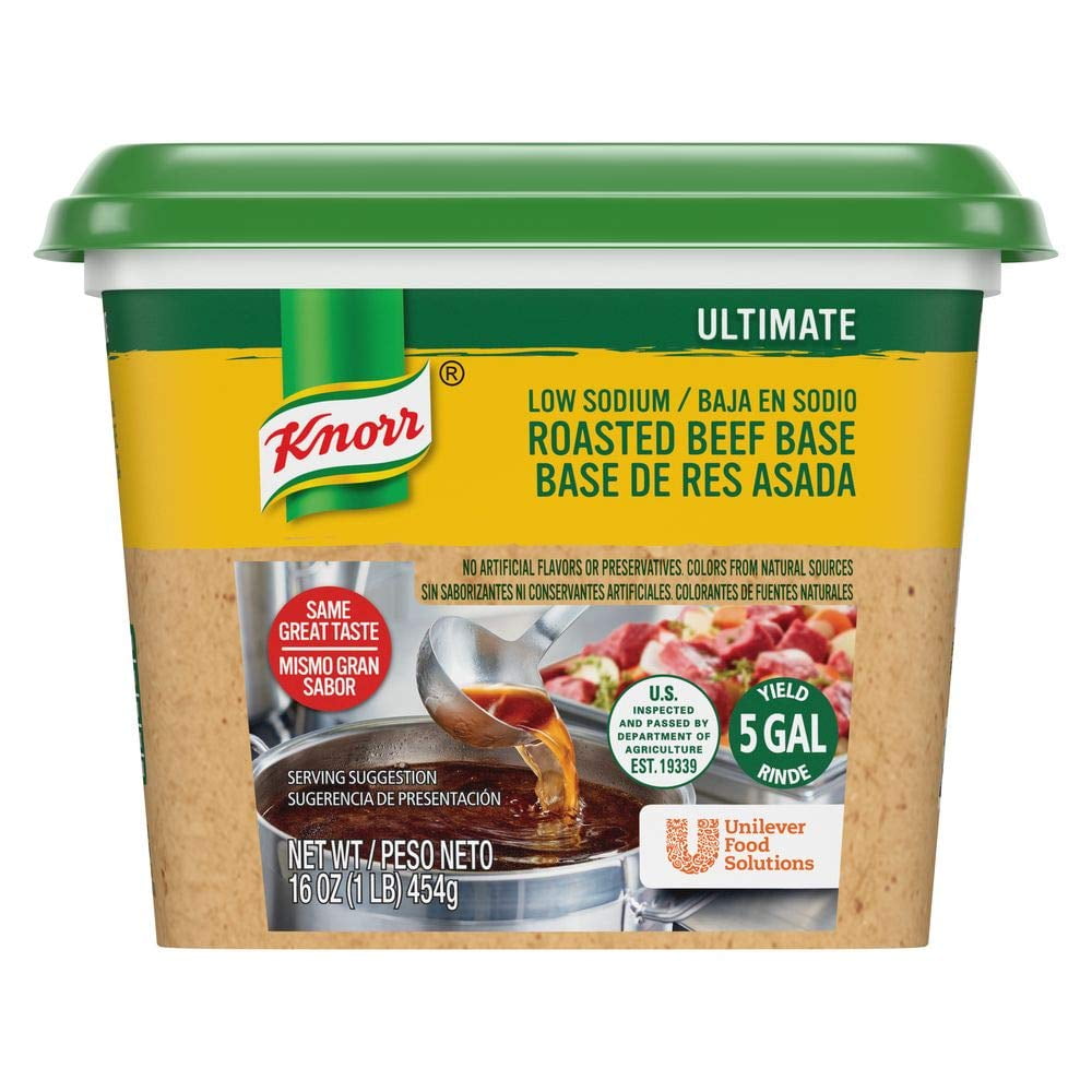 Knorr Professional Ultimate Low Sodium Beef Stock Base Gluten Free, No