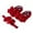 Wine, variant on REDARER Baby Shoes with Hair Band Soft Soled Toddler Shoes Versatile Dress Flower Shoes Toddler Shoes,0-6 Months