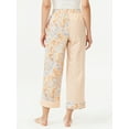 thumbnail image 3 of Joyspun Women's Woven Capri Pajama Pants, Sizes S to 3X, 3 of 5