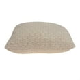 thumbnail image 2 of Casual Tan Honeycomb Design Square Accent Pillow Cover, 2 of 2