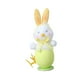 thumbnail image 3 of Orejas de conejo de Pascua, pollito de peluche, decoración de Pascua, decoración de fiesta de Pascua Blanco Verde, 3 of 9