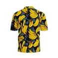 thumbnail image 5 of Coduop Men Hawaii Beach Shirts Banana/Leaf/Tree Print Turn-Down Collar Short Sleeve Lapel Shirt, 5 of 6