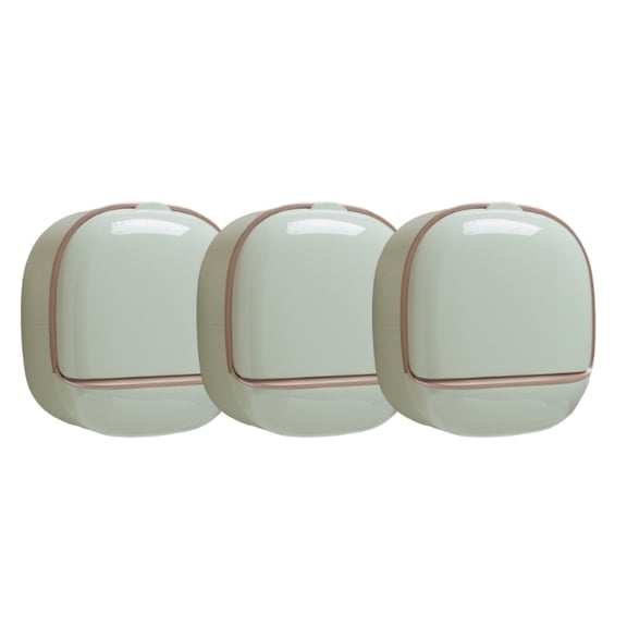 Travel Soap Dish Shower Wall Mount Soap Holder, Bathroom Soaps Bar Storage Stand with Drainage Self Draining Soap Flip Lid Box Container for Shower,Kitchen,Bath Tub,Gym