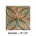 thumbnail image 1 of FASÄDE Rings Decorative Vinyl Backsplash Panel in Copper Fantasy (6X6 Inch Sample), 1 of 5