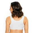 thumbnail image 2 of Exquisite Form 5100531 Fully® Wireless Cotton Back & Posture Support Bra with Front Closure & Lace, 2 of 6