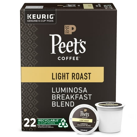 PEETS LUMINOSA BREAKFAST BLEND KCUP 4/22CT