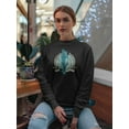 thumbnail image 2 of Studio Condenser Microphone Sweatshirt Women -Image by Shutterstock, Female 4X-Large, 2 of 4