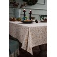 thumbnail image 2 of Dining Table Cloths Rectangle , Cotton Linen Table Cloth Christmas 4-8 Seater with Bells and Snowflake Pattern 140x180cm, 2 of 5