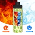 thumbnail image 5 of Uemuo Various Lemons 18OZ Insulated Kettle, Sports Water Bottle, Stainless Steel Kettle, Vacuum Insulated Flask, Flip Lid Travel Mug, 5 of 7