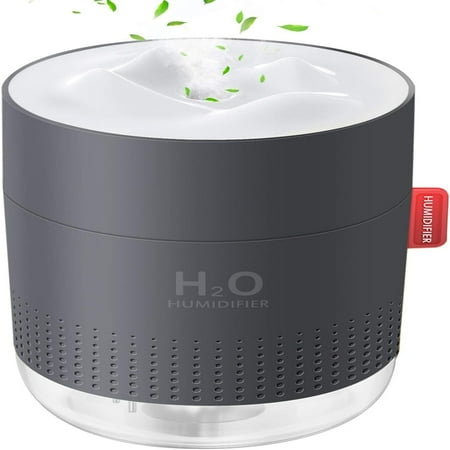 

JNZOUHA Portable Whisper-Quiet 500ml Ultrasonic Cool Mist Humidifier with Night Light Mini USB Personal Humidifier Auto Shut-Off 2 Spray Modes Ideal for Home Baby Bedroom Office Travel