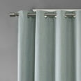 thumbnail image 3 of SunSmart Maya Polyester Fabric Heathered Window Panel in Aqua Blue, 3 of 11
