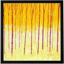 ArtWall Herb Dickinson "Fairy Forest" Floater Framed Gallery-Wrapped Canvas