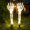White, variant on Light Up Skeleton Hand Yard Stakes Set of 2 18.1 Inch - Glowing LED Bone Ground Insert Decor for Halloween Lawn, Garden, Porch, Night Scene Display