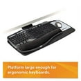 thumbnail image 3 of 3M Knob Adjust Keyboard Tray, Standard Platform with Antimicrobial Gel Wrist Rest and Precise Mouse Pad, 17-inch Track, Black (AKT60LE), 3 of 4