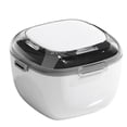 thumbnail image 1 of HTHLVMD Denture Cleaning Case, Denture Case, Retainer Cleaning Box, Large Capacity Denture Container Cup for Any Full And Partial Denture, Clear Dentures, Retainers, Night Guards, White, 1 of 4