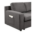 thumbnail image 4 of Pemberly Row Gray Fabric 7-Seater U-Shape Sectional Sofa Chaise with Pocket, 4 of 5