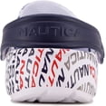 thumbnail image 3 of Nautica Kids Sports Clogs Sandals White Americana Size 12Y KB3357, 3 of 5