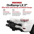 thumbnail image 4 of Yakima OnRamp LX Bike Rack with Ramp for 2 Inch Hitch Receivers, Black, 4 of 9