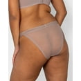 thumbnail image 2 of Sheer Mesh String Bikini Panty - Bark, 2 of 4
