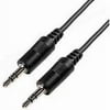Cables Unlimited AUD-1100-25 3.5 mm 25 feet Male to Male Stereo Cable - Black