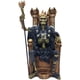 thumbnail image 5 of MORÍN Imágenes | Figura Decorativa | Paquete Santa Muerte Reina 32 cm y Perro de Tres Cabezas 14 cm | Resina Pintada a Mano (Negro), 5 of 5