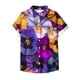 thumbnail image 5 of Fiudx Ofertas Del Día Blusas de Manga Corta Estampadas con Flores y Plantas Cómodas Informales Regulares para Mujer a La Moda, 5 of 5