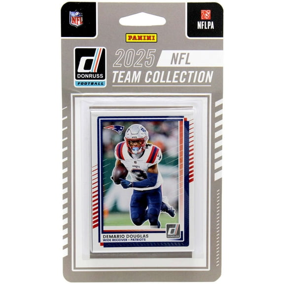 NFL 2025 Donruss Football New England Patriots Trading Card Team Set [12 Cards]