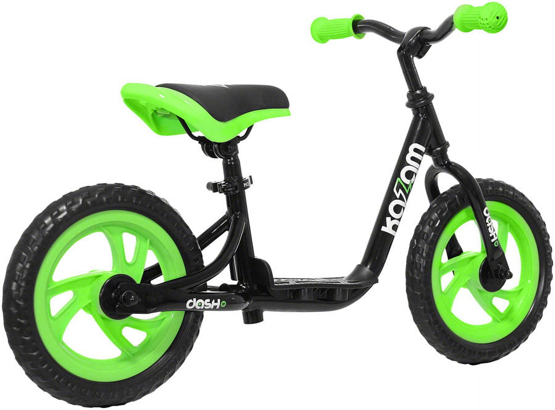 KaZam Dash EVA 12 Balance Bike Black Easy Step Thru Design Walmart