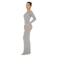 thumbnail image 3 of REORIA Women Long Sleeve Bodycon Dress Sexy Crew Neck Ribbed Basic Maxi Dresses Slim Fit, 3 of 7