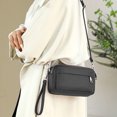 thumbnail image 4 of Bolso Bandolera Bolso bandolera de nailon de hombro simples y ligeros Casual para viajes (gris), 4 of 5