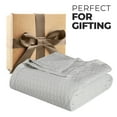 thumbnail image 3 of BNM Diamond Cotton Blanket, Throw, Platinum, 3 of 12