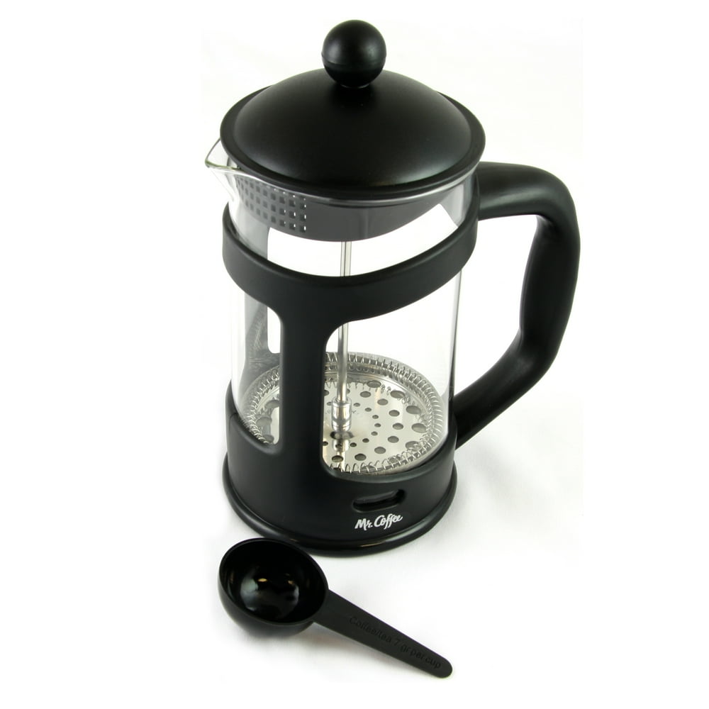 Mr. Coffee Brivio 28 oz. Glass Coffee Press with Plastic Lid Walmart