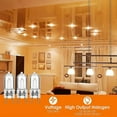 thumbnail image 2 of 20Pcs G9 Halogen Light Bulbs,25W Clear Halogen Lamps Dimmable,Warm White 2800K for Chandeliers,Pend, 2 of 5
