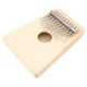 thumbnail image 1 of Piano de pulgar tradicional de 10 teclas para acompañamiento de instrumentos musicales para niños (color madera), 1 of 9