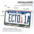 thumbnail image 3 of Aluminum License Plate Frame 2 Pack Car Exterior Accessory Car Tag Holder for Front Rear Plates Cars Decor The Dog Is Running, 3 of 7